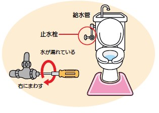 トイレの蛇口